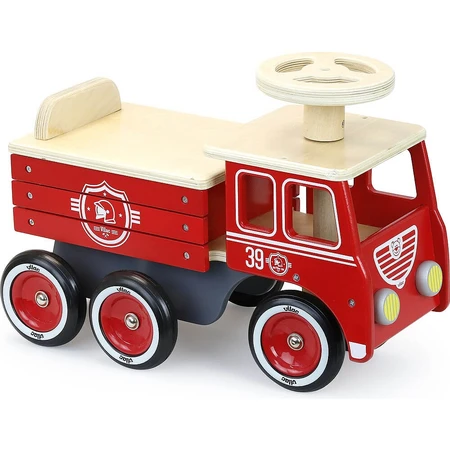 Camion dei pompieri giocattolo - Camion dei pompieri in legno - Vilac