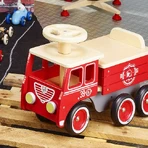 Camion dei pompieri giocattolo - Camion dei pompieri in legno - Vilac