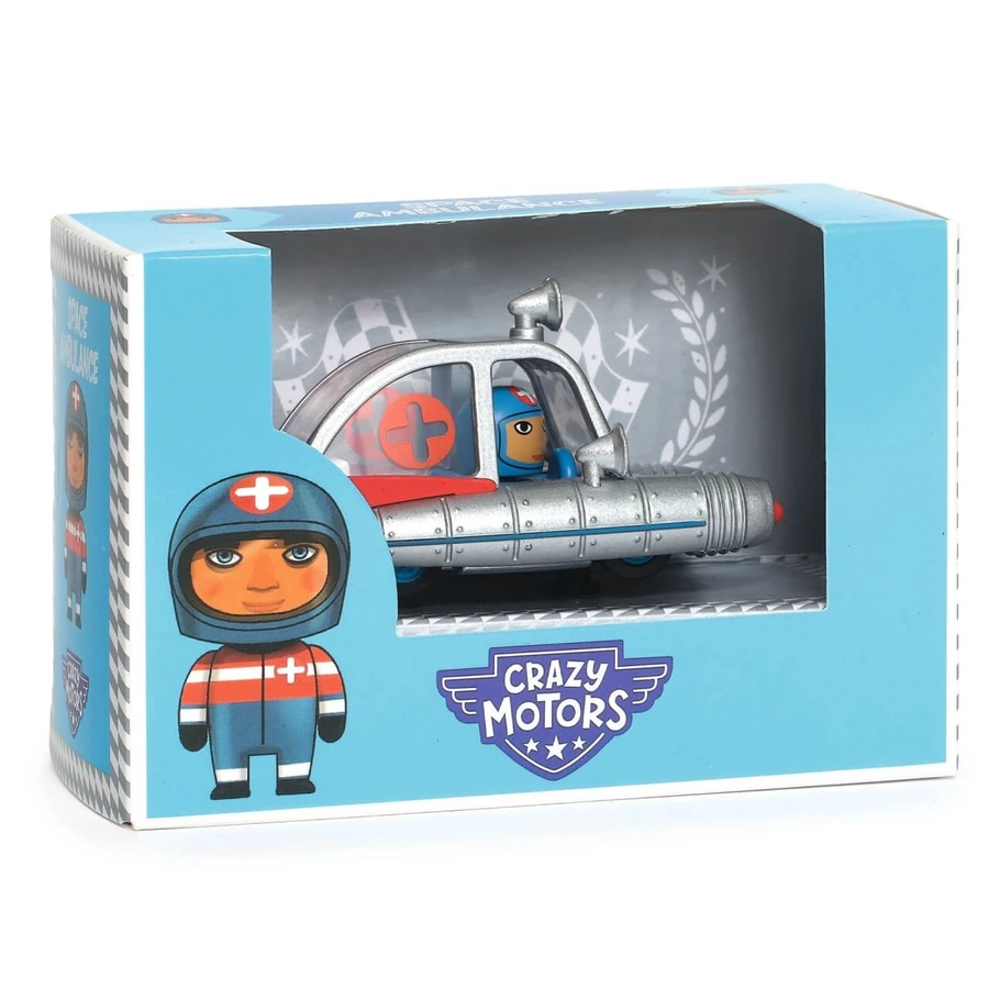 Ruimteambulance, Gekke motoren collectie, Djeco