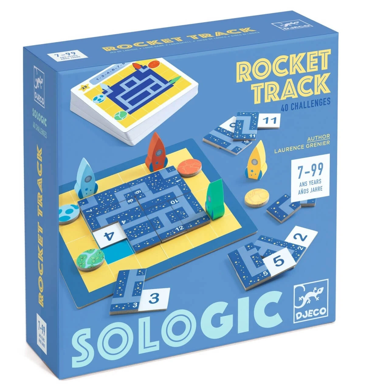 Logisch spel met raketten en planeten, Djeco