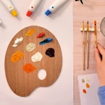 Creatieve workshop 23 voor volwassenen Bloemen schilderen, Djeco