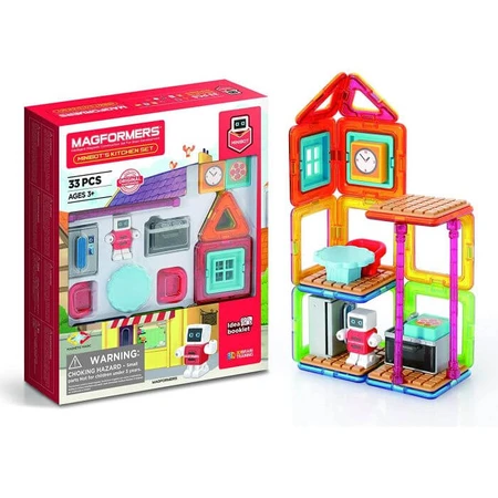 Magformers kinderbouwset - Keuken, 33-delig