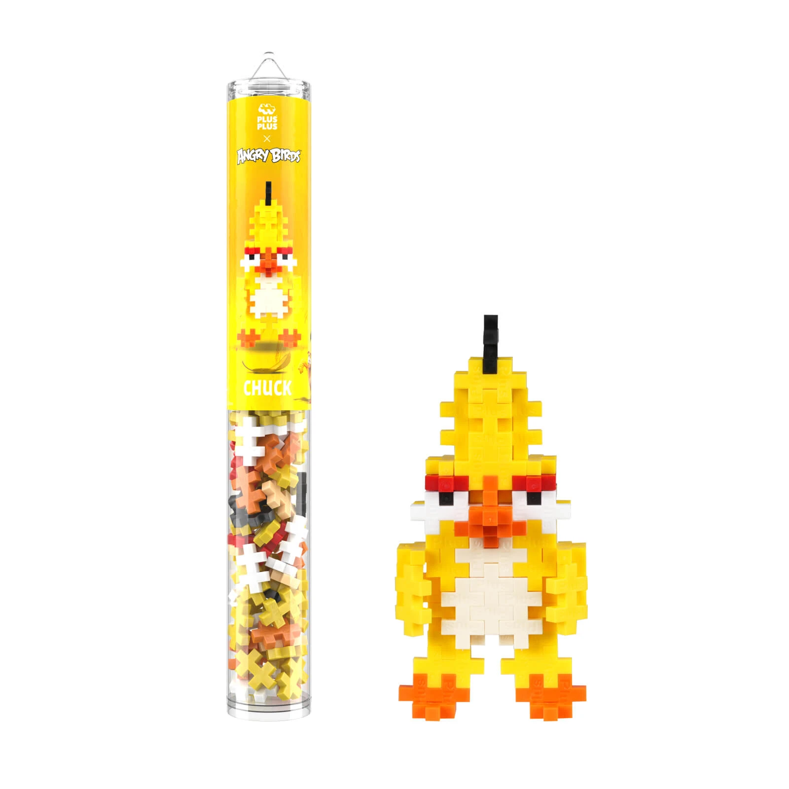Plus-Plus bouwpakket, koker 110 stukjes, Angry Birds CHUCK