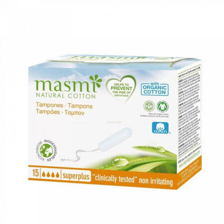 Tampons internes Superplus, 15 pièces, Masmi