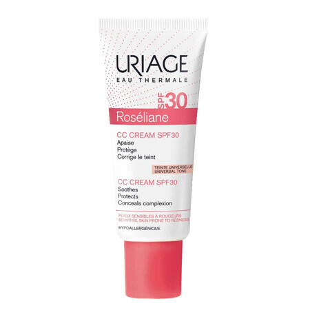 Roseliane CC Crème SPF30, 40 ml, Uriage