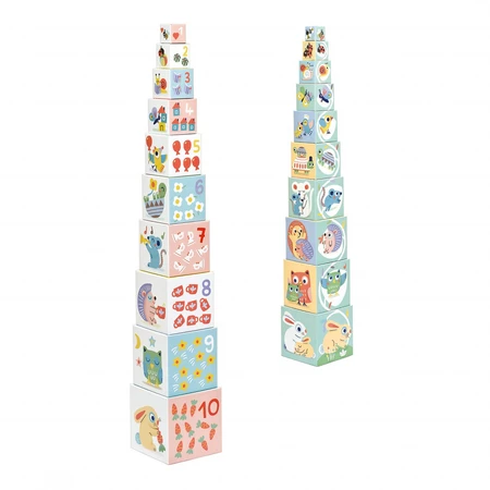 Torre di costruzione Djeco BabyBloki