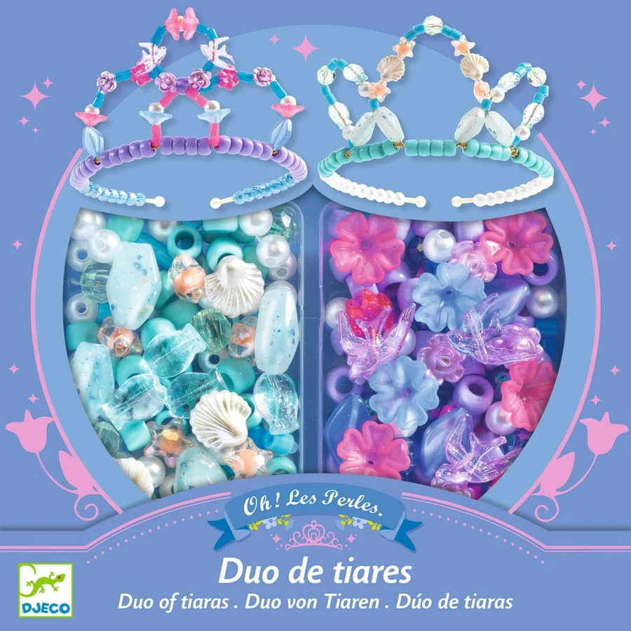 Set de diadèmes de princesse créatifs, Djeco