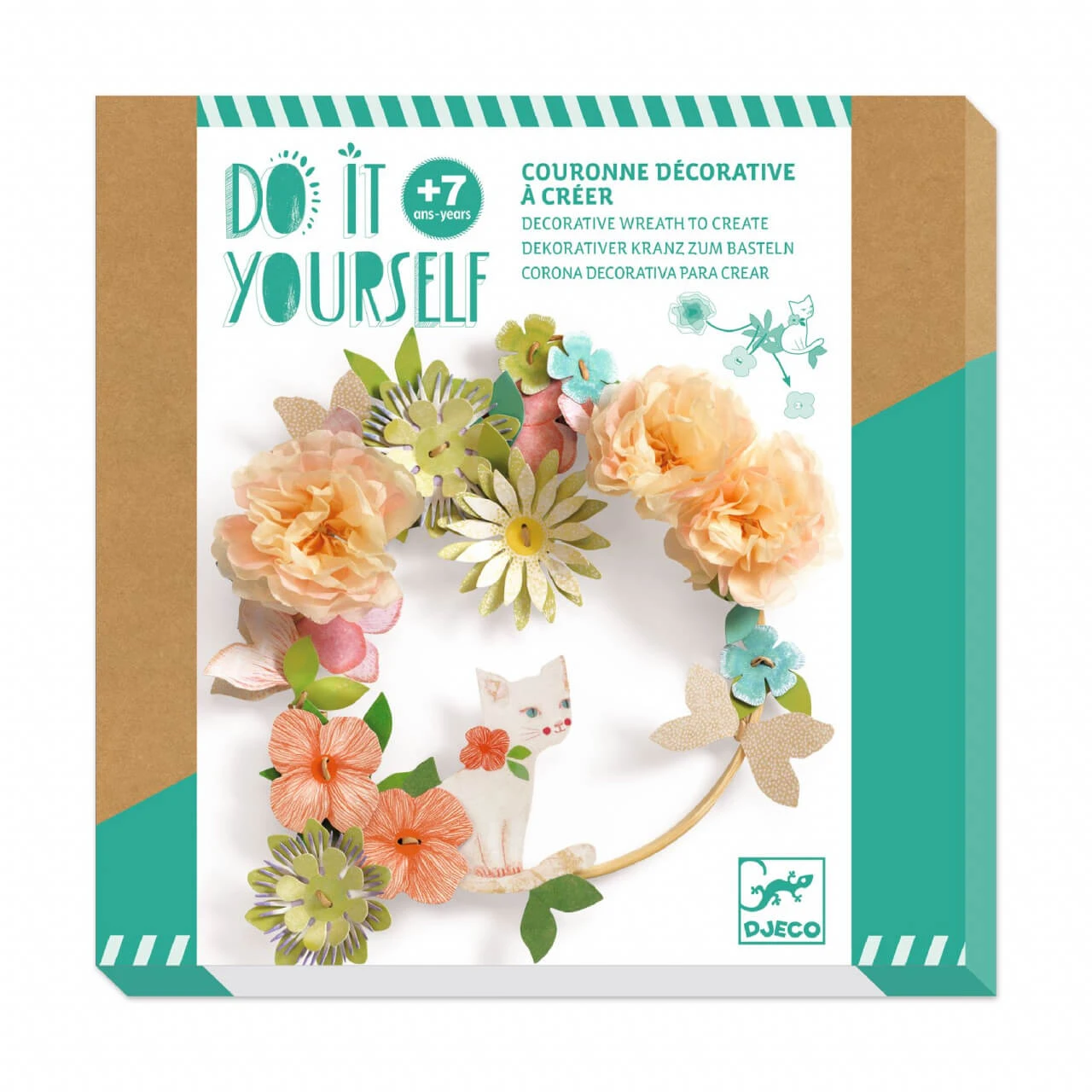 Creatief doe-het-zelf spel Dalia bloemenkrans, Djeco