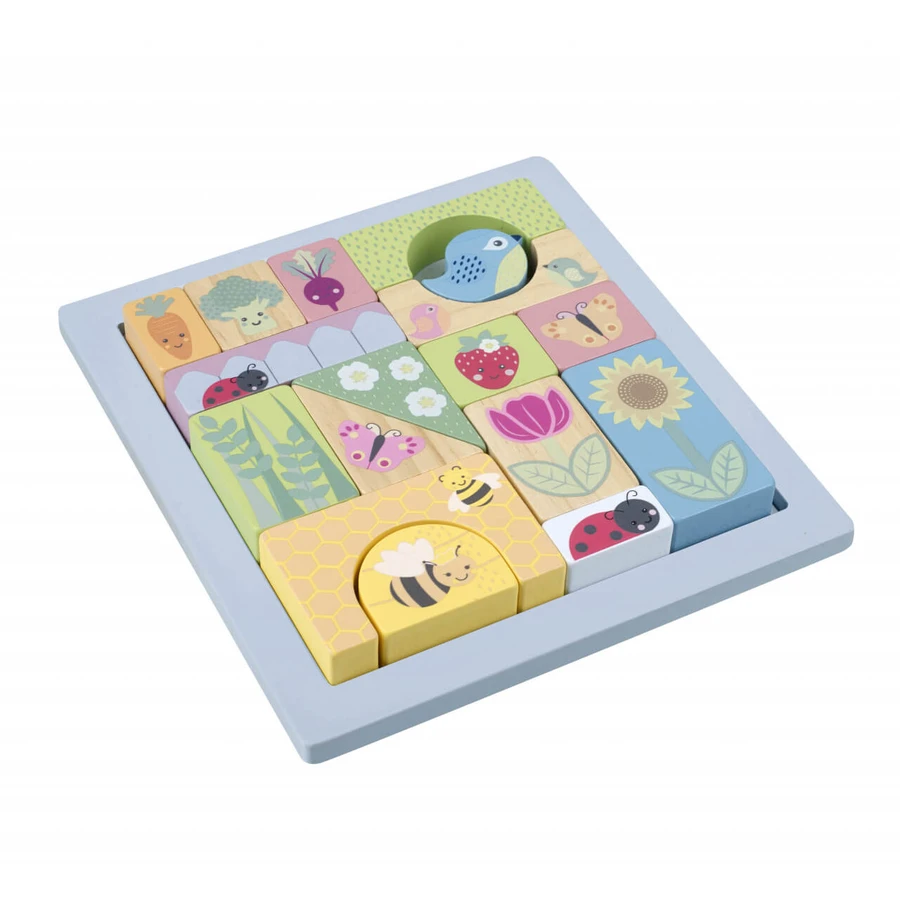 Klocki konstrukcyjne Wiosenny ogród, Orange Tree Toys: ceny i cechy