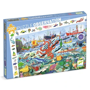 Zeegeheimen Observatiepuzzel, Djeco