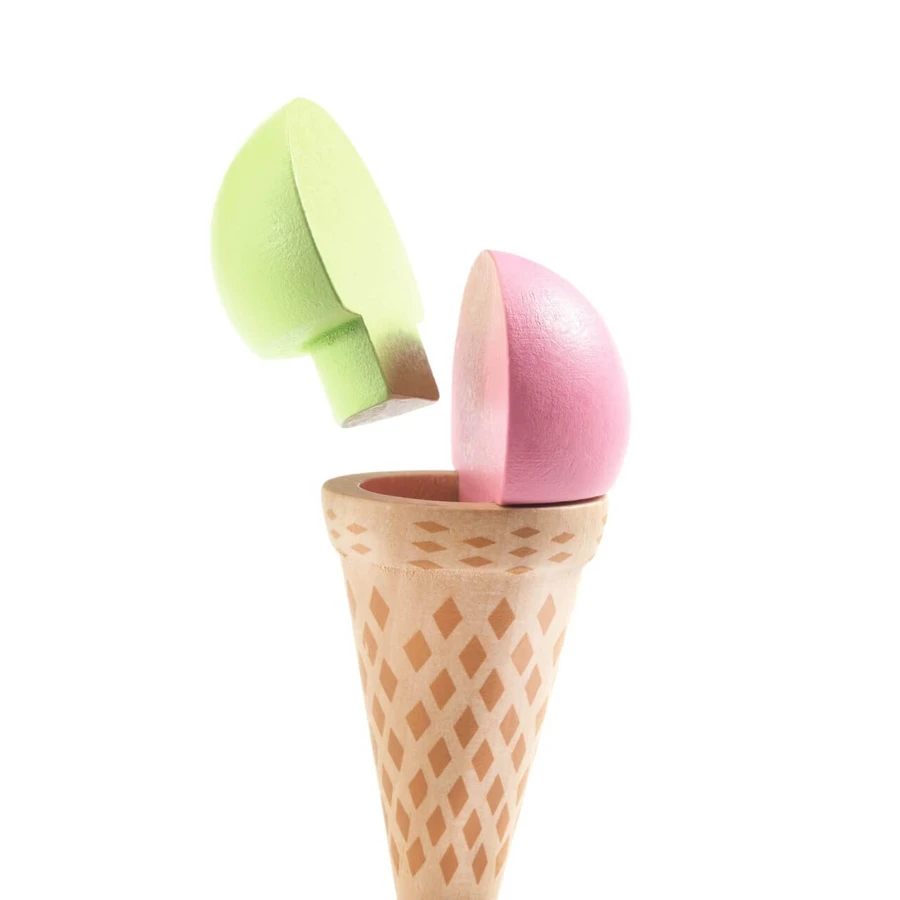 Drewniana gra fabularna Gelateria Lina & Lino, Djeco: ceny i cechy