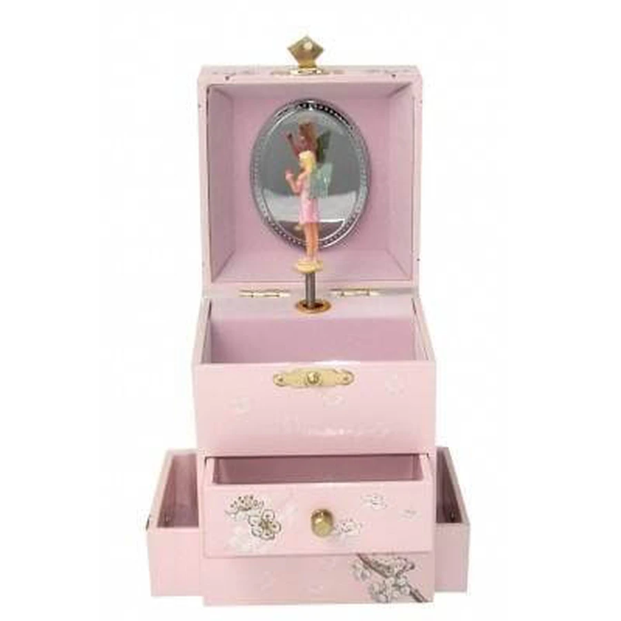 Cutie Muzicala Flori Cires - 3 sertare