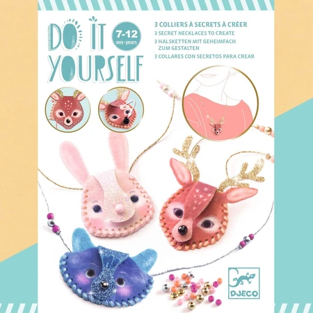DIY juego creativo Collares secretos, Djeco