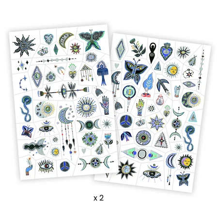 Magic symbols tattoos, Djeco