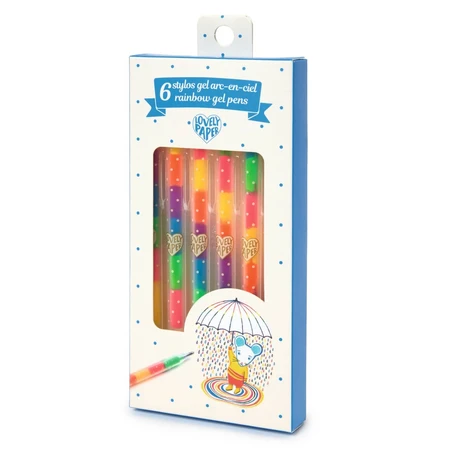 Set of 6 gel pens, Djeco