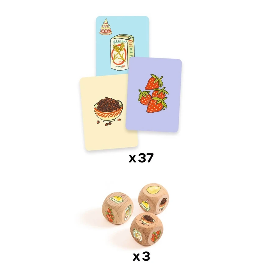 The Confectioners Competition dice game, Djeco