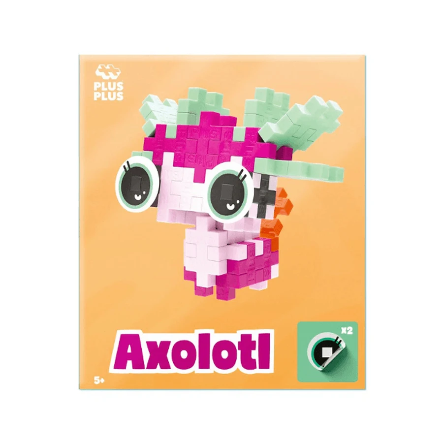 Plus-Plus bouwpakket, DIER - Schattige Axolotl