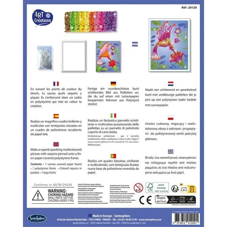 Creatieve glitter kit - Kolibrie