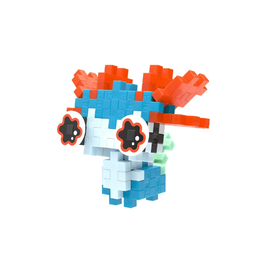 Juego de construcción Plus-Plus, ANIMAL - Axolotl artístico