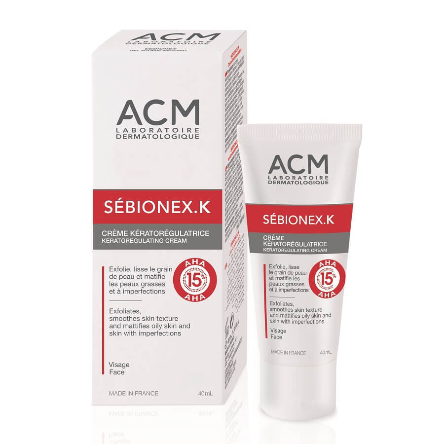 Crema cheratoregolatrice Sebionex K, 40 ml, Acm