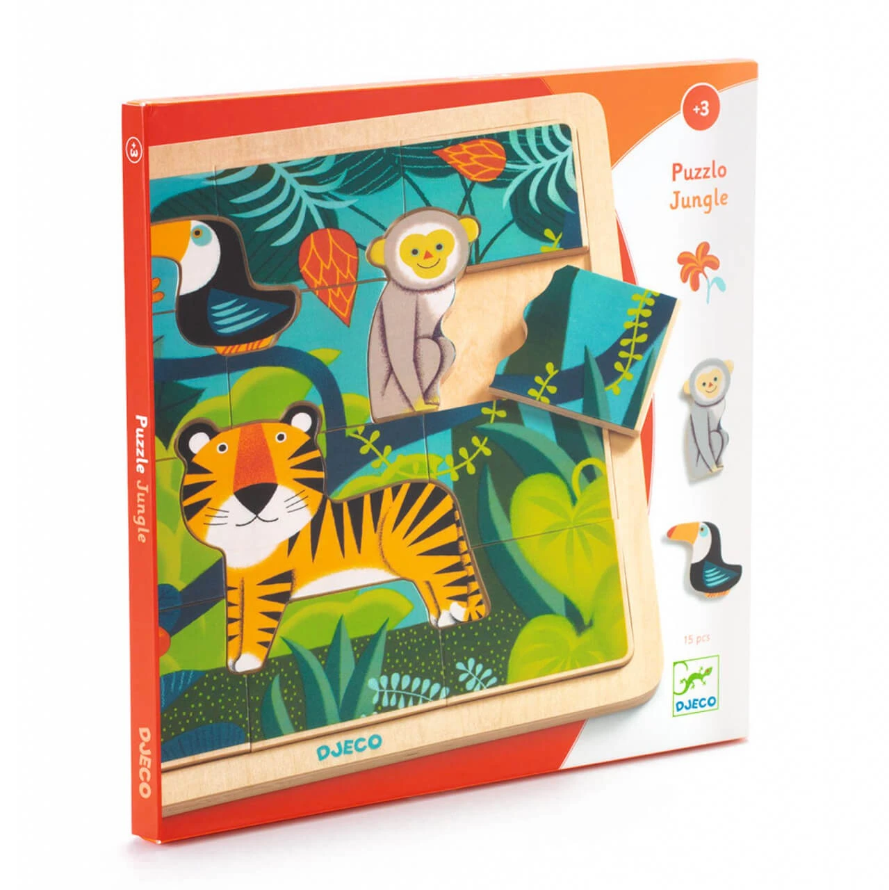Djeco Jungle Houten Puzzel