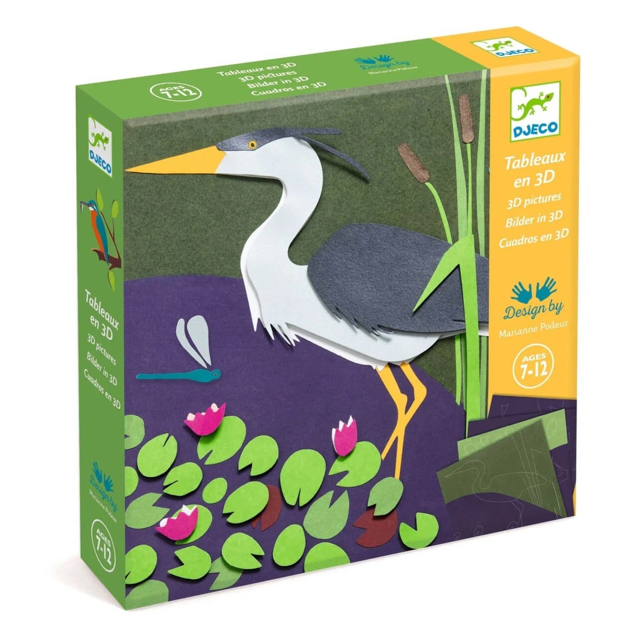 Djeco 3D creatieve papierset