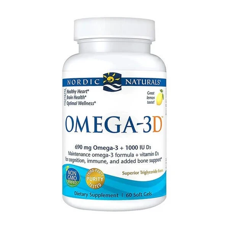 Omega-3D, Citroen, 690 mg, capsules, 60 st.