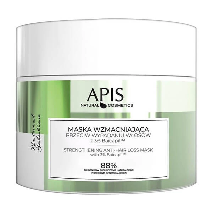 Apis Natural Solution, stärkende Haarmaske, 200 ml