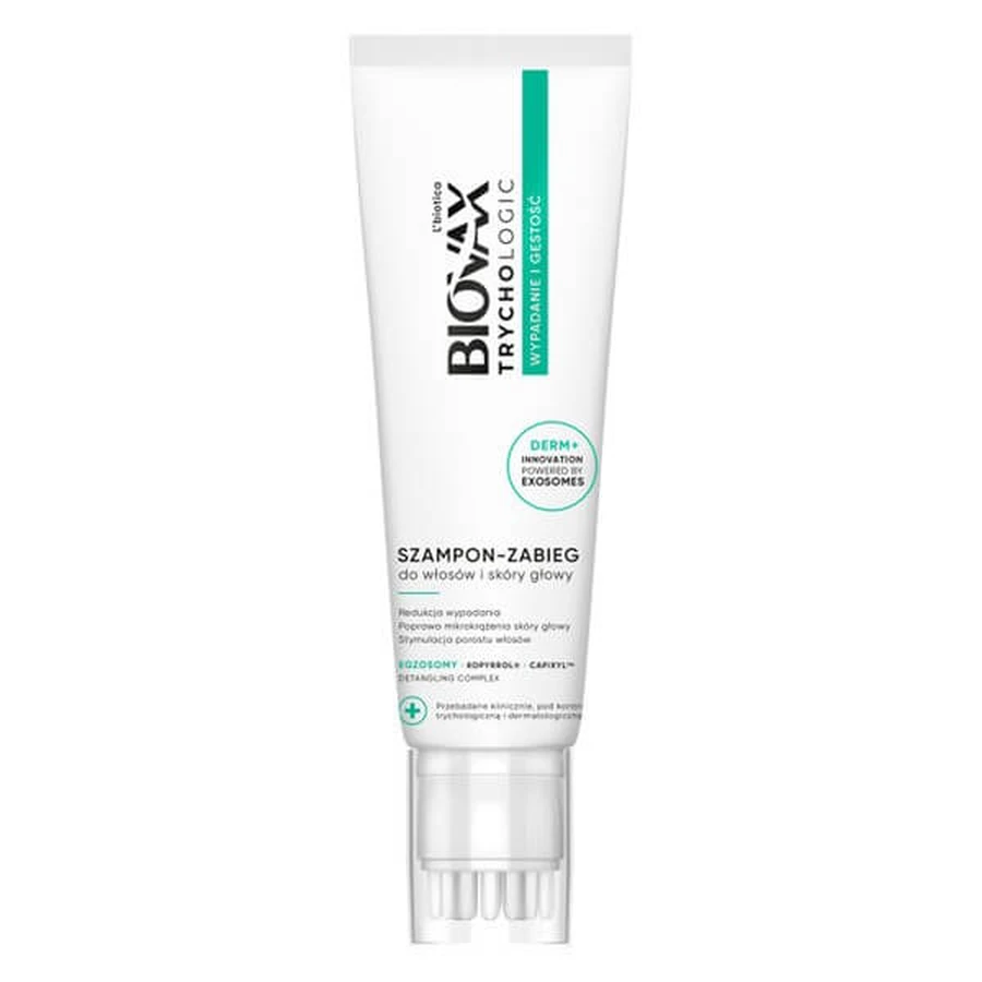 L'Biotica Biovax Trychologic Căderea și grosimea părului, șampon-tratament, 145 ml