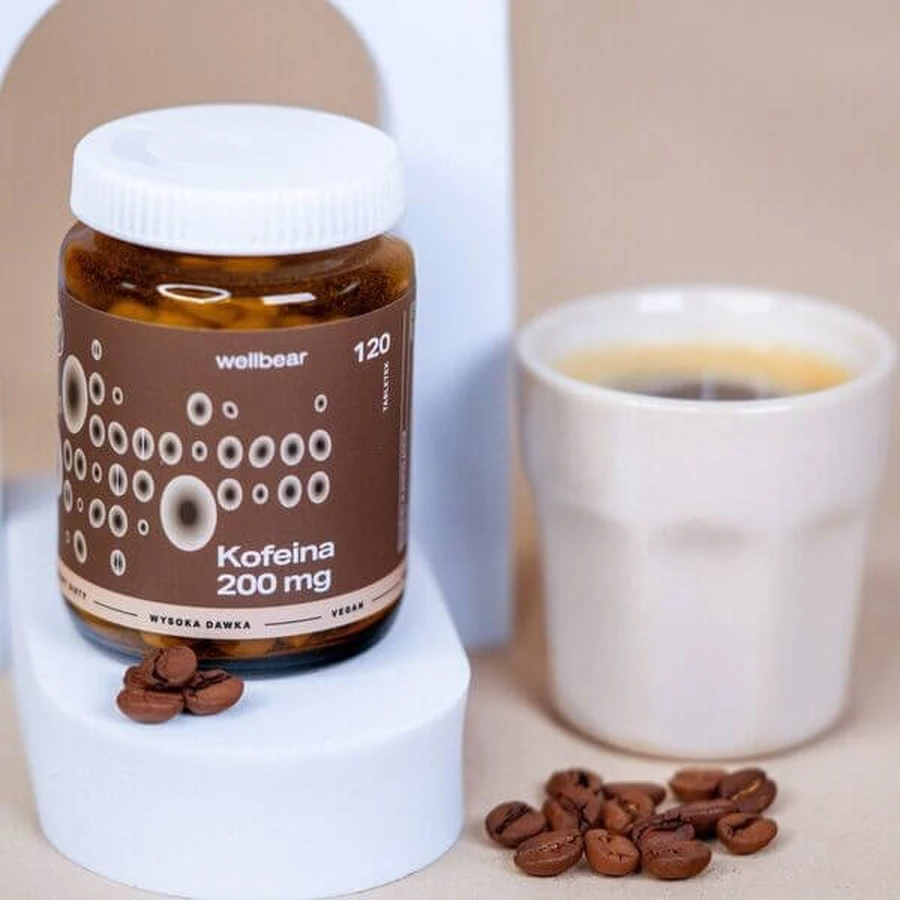 Wellbear Caffeina 200 mg, compresse, 120 pezzi.