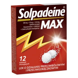 Solpadeine Max, comprimidos efervescentes, 12 uds.
