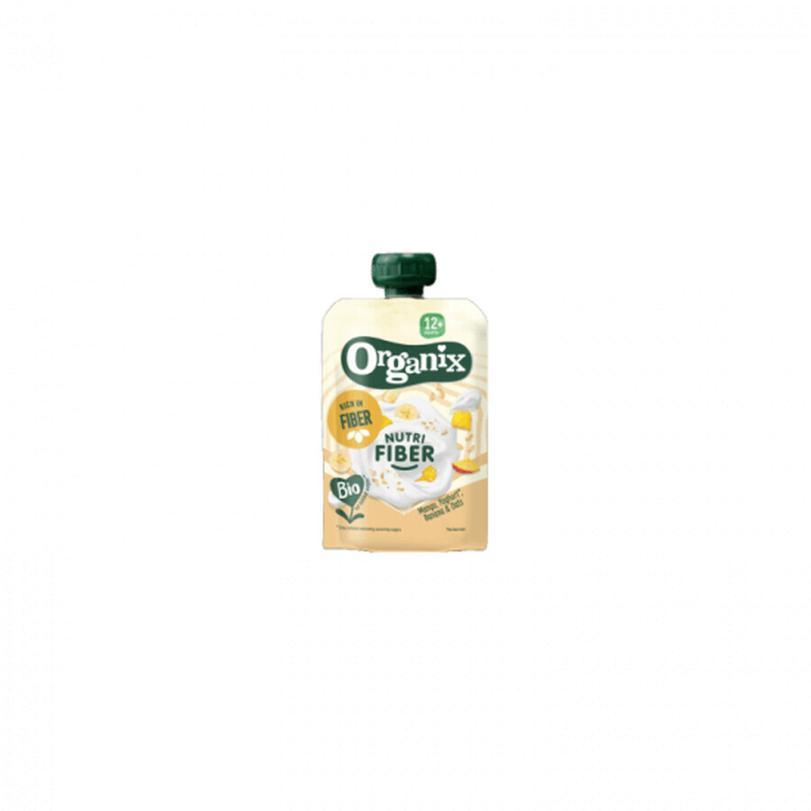 Biologische mango, yoghurt, banaan en haverpuree, 12 maanden+, 100 g, Organix