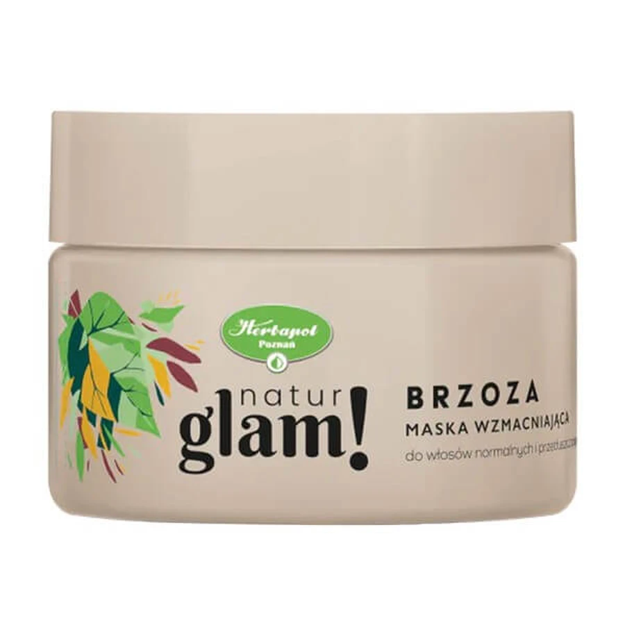 Natur Glam, haarmasker, Berk, 300 ml