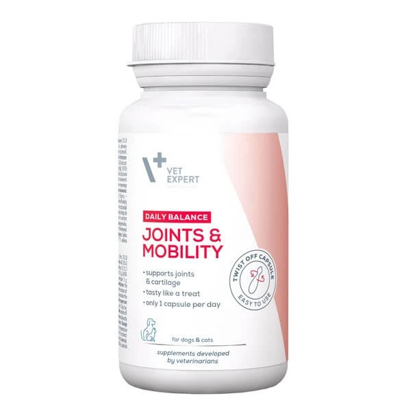 Vet Expert Gewrichten &amp; mobiliteit, gewrichtspreparaat voor honden en katten, draaicapsules, 30 stuks.