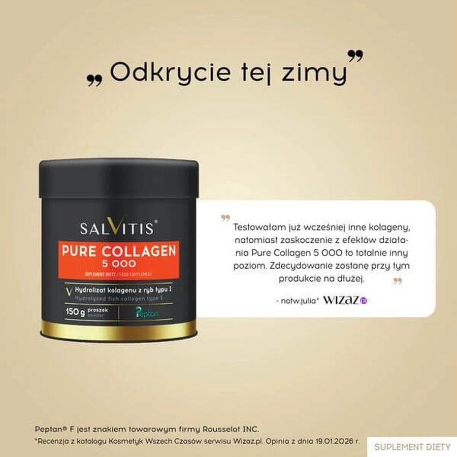 Salvitis Puur Collageen 5 000, poeder, 150 g