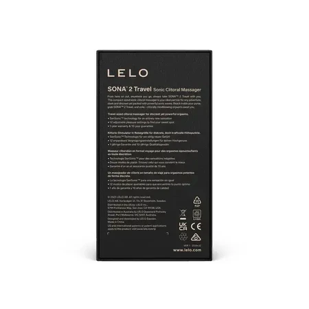 Lelo Sona 2 Travel Purple, compacte sonische clitorisstimulator, 1 st.
