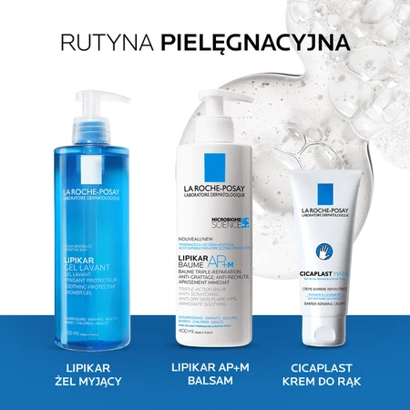 Kit La Roche-Posay, Lipikar Gel Lavant, gel de curățare, 400 ml + pachet de reumplere, 400 ml