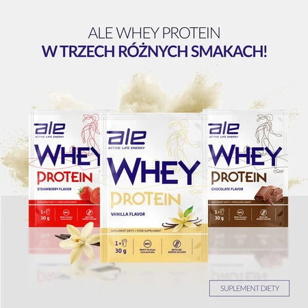 ALE Whey Protein Vanilla Flavor, powder, 30 g