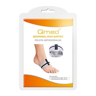 Qmed Metatarsal Arch Support, pastille métatarsienne, large, taille L, 1 pc.