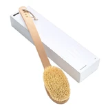 Hhuumm, droge massageborstel voor het lichaam, tampico fiber dubbel gebogen versie nr.6, 1 stuk.