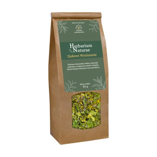 Green Mornings, Herbarium Naturae, Herbal Calming, kruidenthee, 50 g.