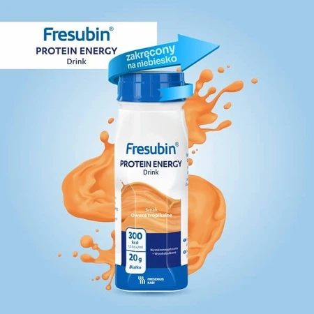 Fresubin Protein Energy, 16 x 200 ml - cu aromă de fructe tropicale, Fresenius Kabi