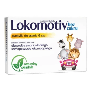 Locomotiv sans sucre, pastilles, 6 pcs.