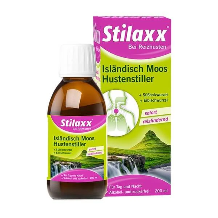 Stilaxx, syrup, cough suppressant, 200 ml