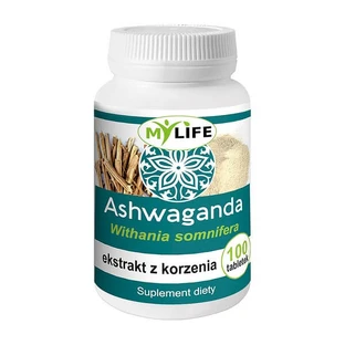 My Life, Ashwaganda, Tabletten, 100 Stück.
