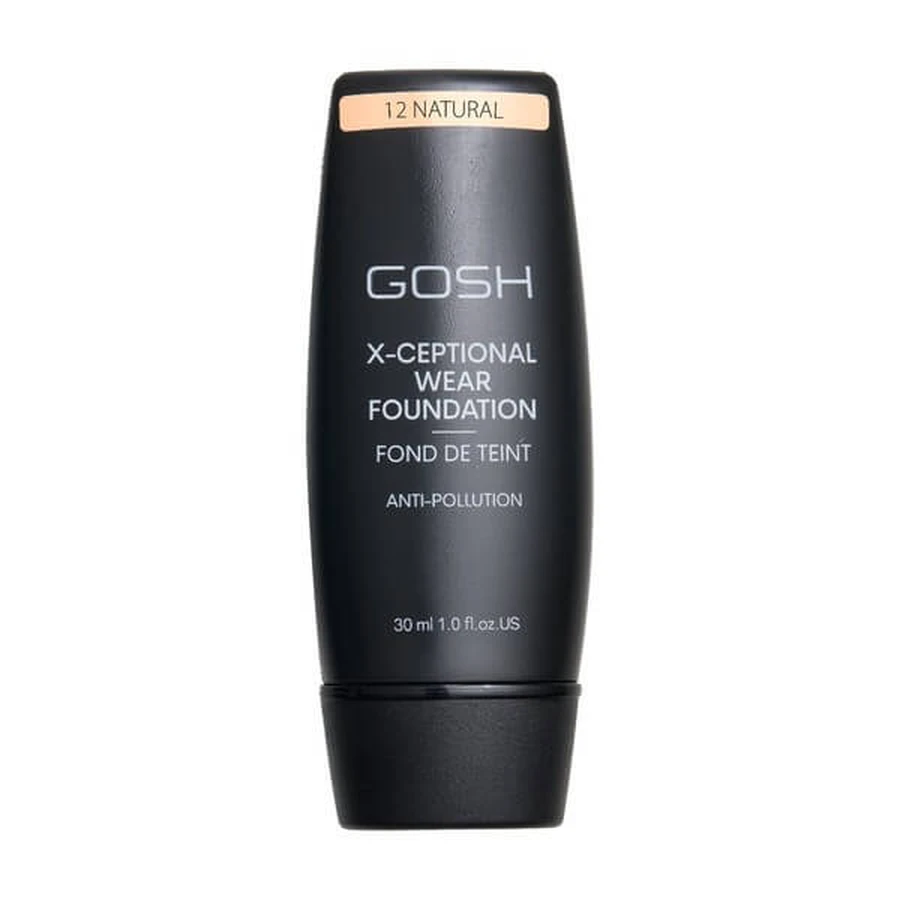 Gosh X-Ceptional Wear, długotrwały podkład, 12 Natural, 35 ml: ceny i cechy