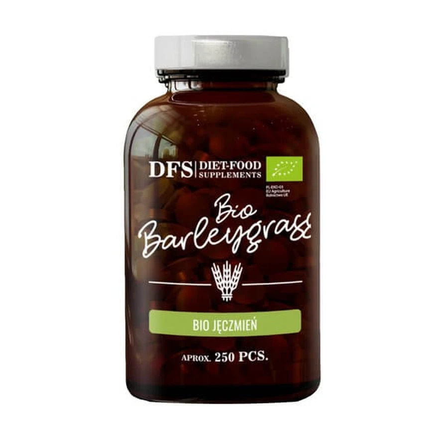 Diet-Food Bio Barley, comprimés, 250 pcs.