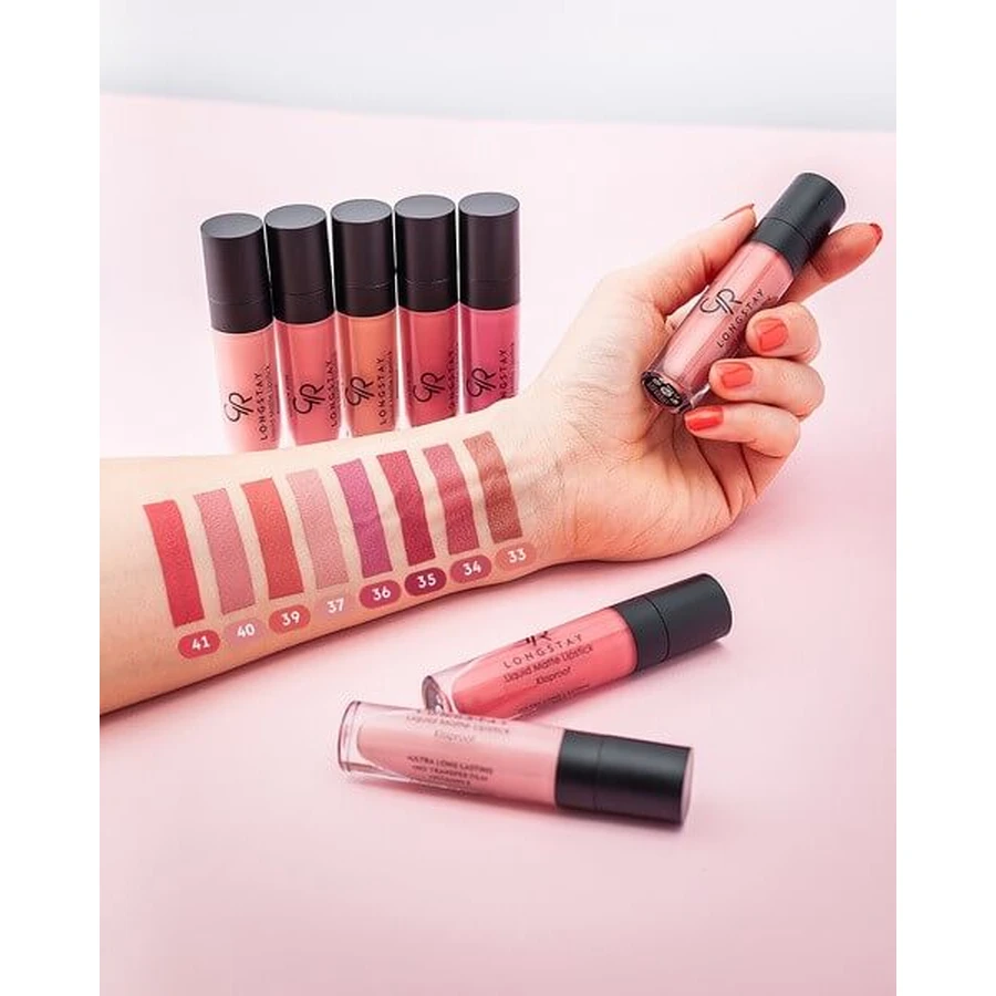 Golden Rose Longstay Liquid Matte Lipstick, matowa pomadka w płynie, 22, 5,5 ml: ceny i cechy
