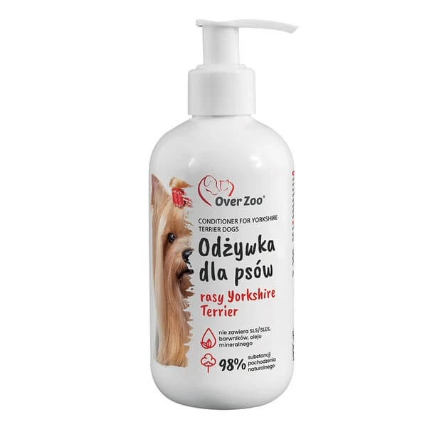 Over Zoo, conditioner voor Yorkshire Terrier honden, 240 ml