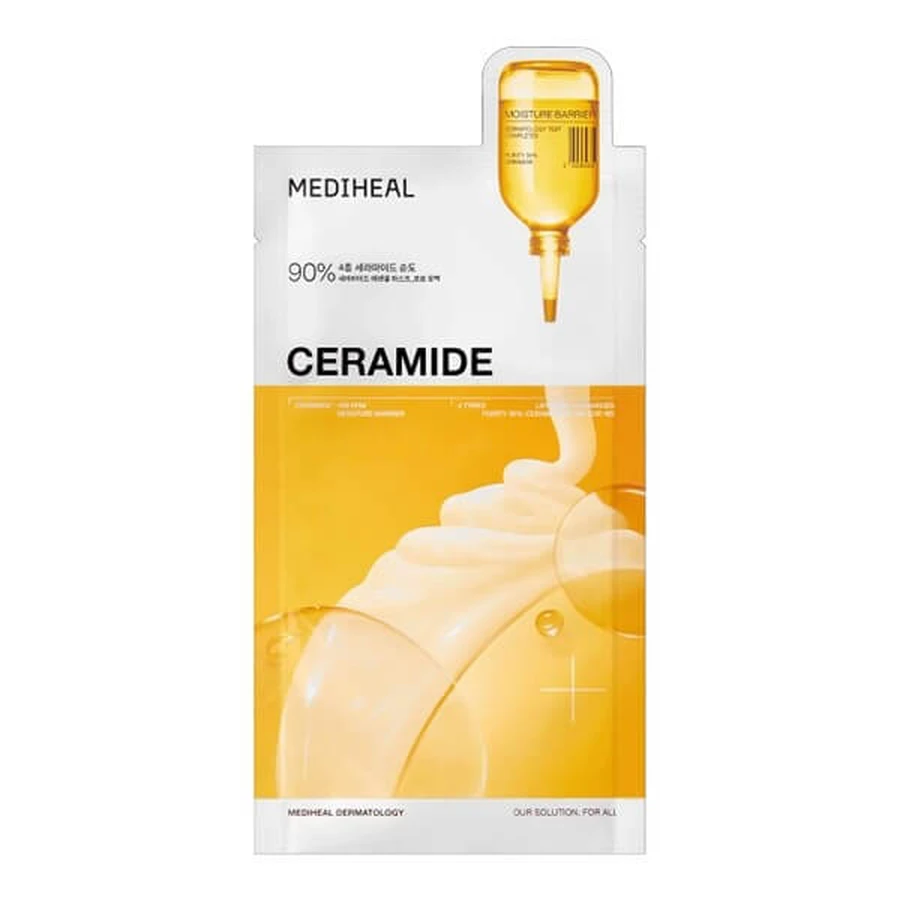 Mediheal Ceramide Essential Mask, moisturizing and revitalizing sheet mask with ceramides, 24 ml